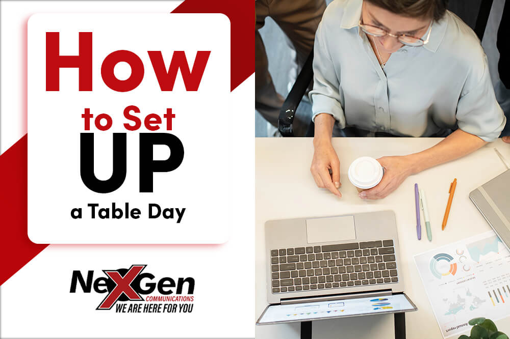 How to Set Up a Table Day